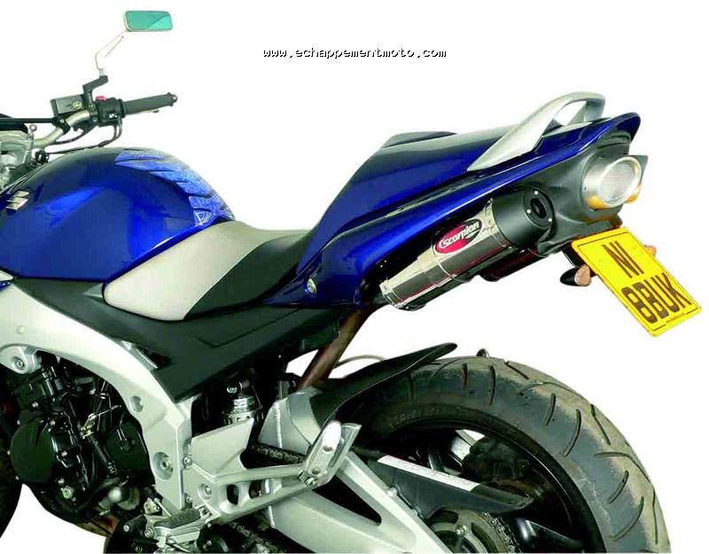 Echappement moto SUZUKI GSR 600 scorpion